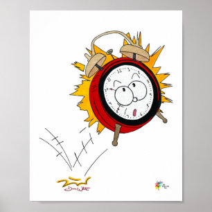 Belasting Art 1040 Wekker Accountant Poster