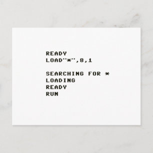 BELASTING C64 BRIEFKAART