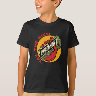 Belasting de rijke hand t-shirt