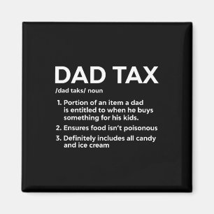 Belasting Definitie Cadeaus Voor Papa Grappig Papa Magneet