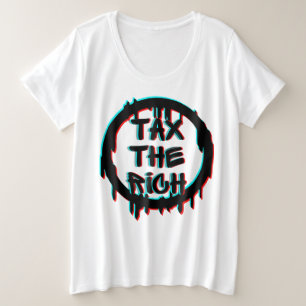 Belasting het Rijke Origineel Grote Maat T-shirt