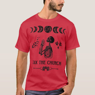 Belasting op de Kerk Pro Choice Feminist Womens T-shirt