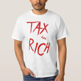 Belasting op de Rich AOC politieke Mode Statement  T-shirt