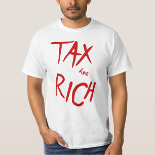 Belasting op de Rich AOC politieke Mode Statement  T-shirt