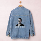Belasting op deze Dick President Reagan-belasting Denim Jacket (Hangar)