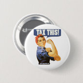 BELASTING RONDE BUTTON 5,7 CM (Voorkant /achterkant)