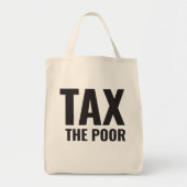 BELASTING VOOR DE ARMEN TOTE BAG (Voorkant)