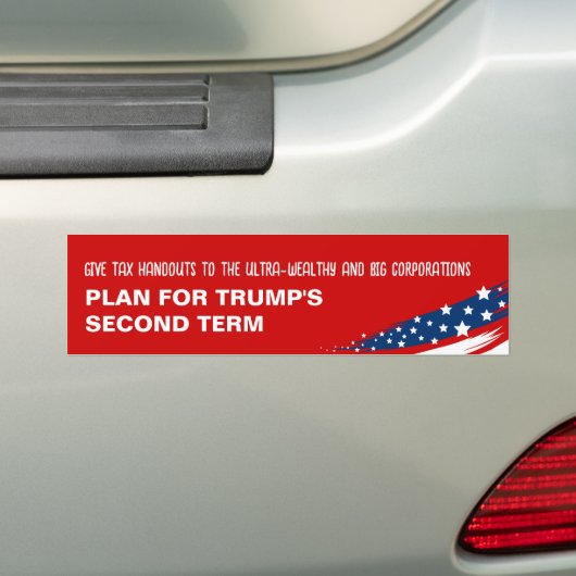 belastingafdracht bumpersticker (Op auto)