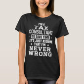 Belastingconsulent T-shirt (Voorkant)