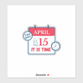 Belastingdag stickers (Vel)