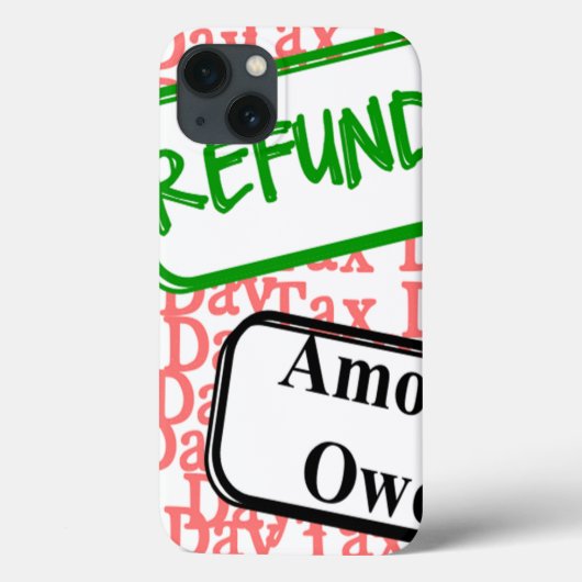 Belastingdag weer? Case-Mate iPhone case (Achterkant)