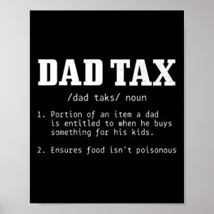 Belastingdefinitie Grappig Vaderdag 2 Poster