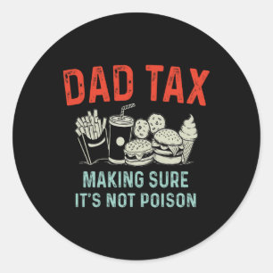 Belastingdienst zorgt ervoor dat het geen Poison V Ronde Sticker