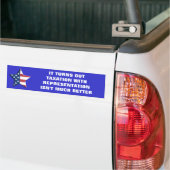 BELASTINGEN MET VERTEGENWOORDIGING BUMPERSTICKER (Op Truck)