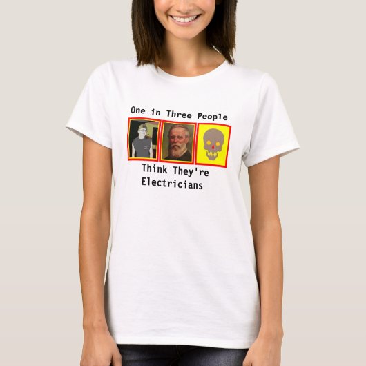 Belastingen van de elektricien t-shirt (Voorkant)