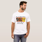 Belastingen van de elektricien t-shirt (Voorkant volledig)
