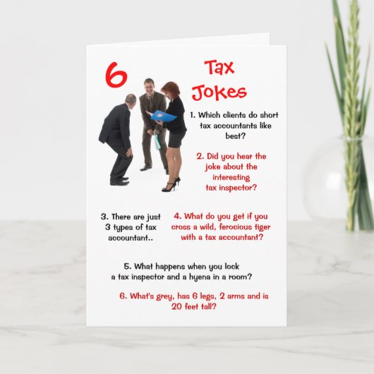 Belastingheffing - 6 belastingparadijzen Funny Bir Kaart (Voorkant)
