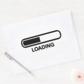 Belastingsbalk Ovale Sticker (Envelop)