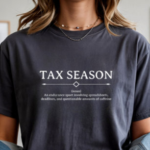 Belastingseizoen Accountant Boekhouding Grappig Tri-Blend Shirt