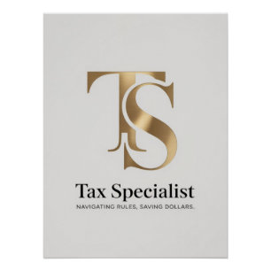 Belastingspecialist - Navigeren door regels, dolla Perfect Poster