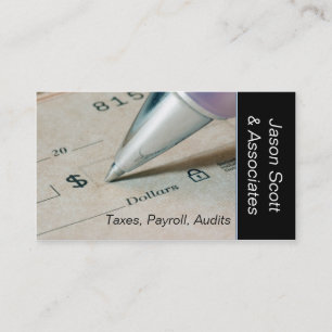 Belastingvoorbereider & accountant visitekaartje