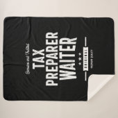 Belastingvoorbereider functie Titel Cadeaubon Sherpa Deken (Voorkant (horizontaal))