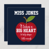 Belastingwaardering citeert groot hart notitiekaartje (Voorkant / Achterkant)