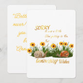 Belated Anniversary Wishes Feestdagenkaart (Voorkant / Achterkant)