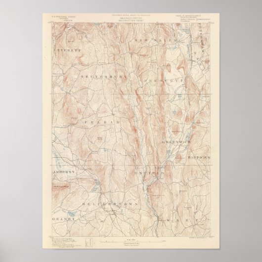 Belchertown, Massachusetts Poster (Voorkant)