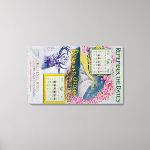 Belding Bros. Advertisatie van juwelen Canvas Afdruk