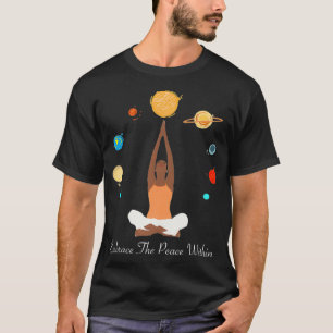Beleef de vrede in de wereld als liefhebber t-shirt