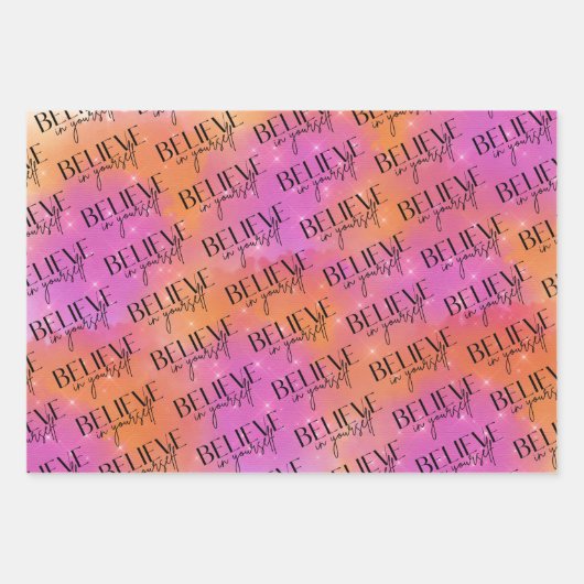 Beleef in eigen papierbladen die u zelf oppakt inpakpapier vel (Voorkant 2)