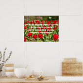 Beleef in jezelf poster (Keuken)