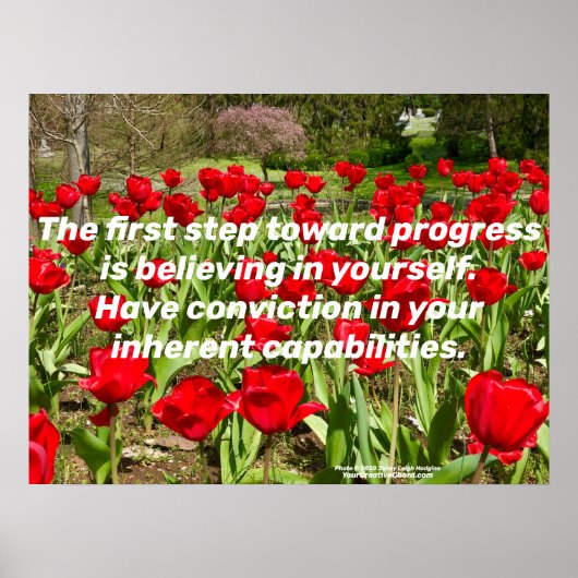 Beleef in jezelf poster (Voorkant)