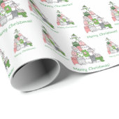 Beleef jezelf een harige kleine kerst! cadeaupapier (Rol Hoek)