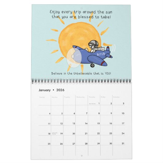 Beleef met al uw hart 20XX kalender (Jan 2026)