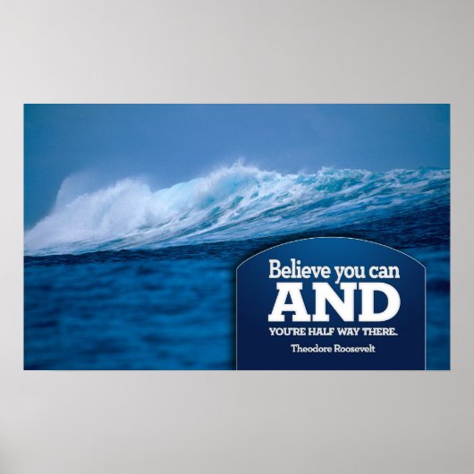 Beleef Motivatie Poster afdrukken (Voorkant)