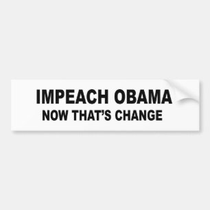 Beleef Obama - nu dat verandert Bumpersticker