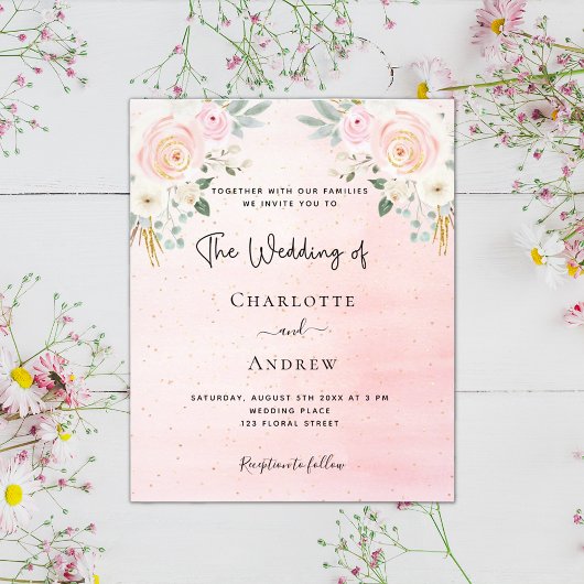 Beleefdengeld roze roze film sociale media flyer