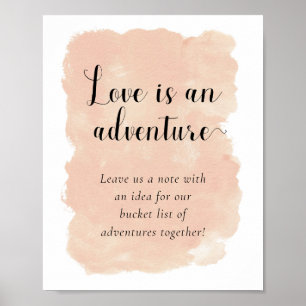 Beleefdenlijst Waterverf-weddenschap met stomheid Poster