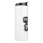 Beleefdheid is het nieuwe Punk Thermosbeker (Gedraaid links)