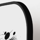 Beleefdheid is subversief pickleball paddle (Links Detail)