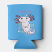 Belegend pink axolotl blikjeskoeler (Achterkant)