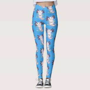Belegend pink axolotl leggings