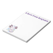 Belegend pink axolotl notitieblok (Gedraaid)