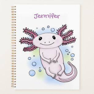 Belegend pink axolotl planner