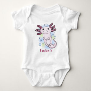 Belegend pink axolotl romper