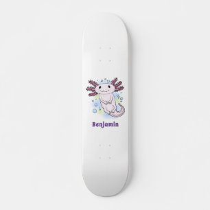 Belegend pink axolotl skateboard
