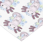 Belegend pink axolotl tafelkleed (Gekanteld)