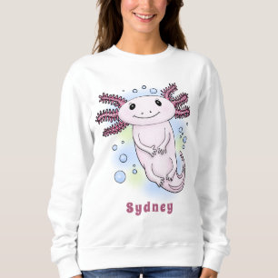Belegend pink axolotl trui